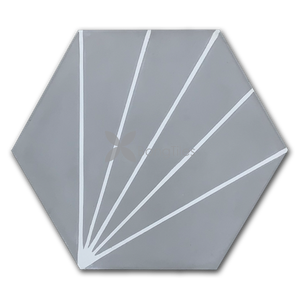 BongTiles - Encaustic handmade hexagon cement tiles B202-9