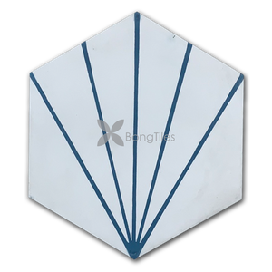 BongTiles - Encaustic handmade hexagon cement tiles B202-11
