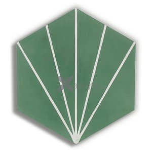 BongTiles - Encaustic handmade hexagon cement tiles B202-5