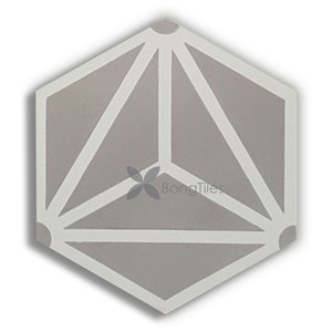 BongTiles - Encaustic handmade hexagon cement tiles B204-4