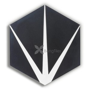 BongTiles - Encaustic handmade hexagon cement tiles B207-1