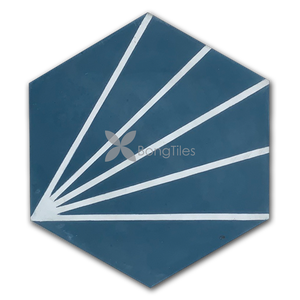 BongTiles - Encaustic handmade hexagon cement tiles B212-2