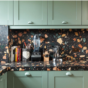 Gạch đá mài terrazzo, phá cách nghệ thuật cho không gian sống bùng nổ