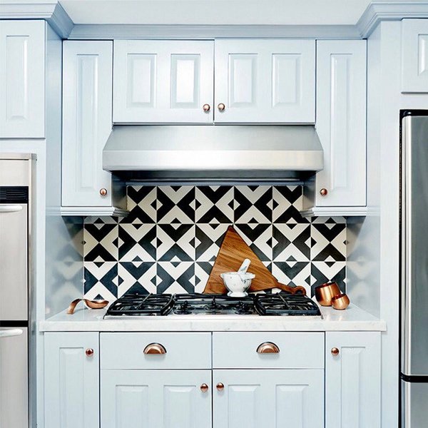 gạch bông trang trí đa giác