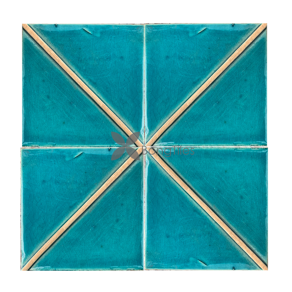 Handmade Glazed Tiles S100.LY05 BongTiles Handmade cenmentiles